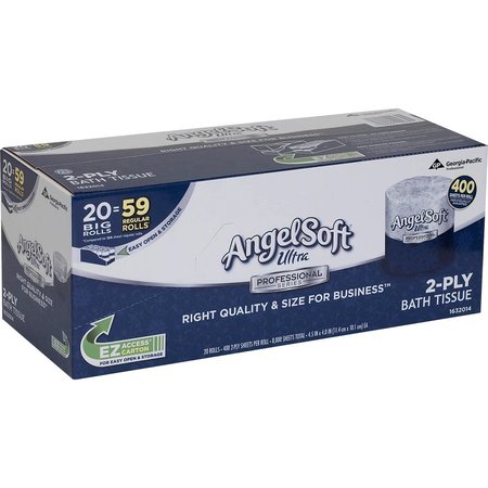 Angel Soft Bathroom Tissue, White, 20 PK GPC1632014